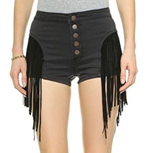 House of Harlow 1960 Lea fringed short